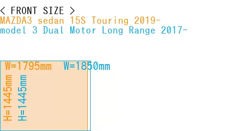 #MAZDA3 sedan 15S Touring 2019- + model 3 Dual Motor Long Range 2017-